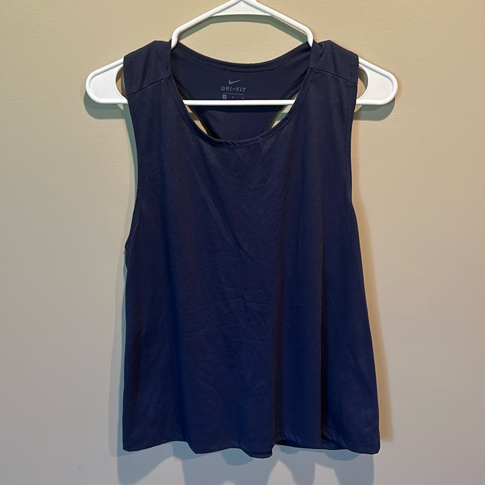 nike navy blue tank top